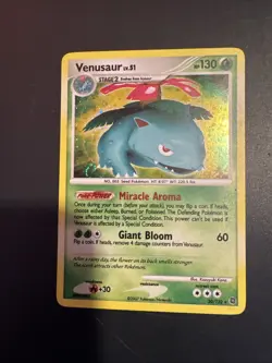 Swirl Venusaur LV.51 Secret Wonders Holo Rare Pokemon Card 20/132 2007 - Image 1