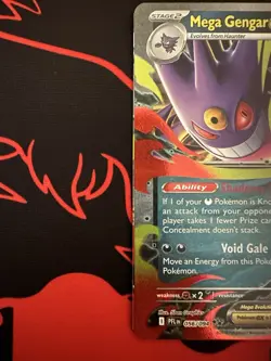 Mega Gengar ex Phantasmal Flames 056/094 Miscut Error Card - Image 2