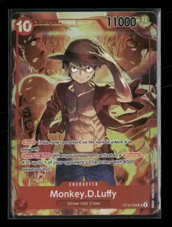 One Piece Promotion Cards Monkey.D.Luffy (Treasure Booster Set) #ST10-006 - Image 1