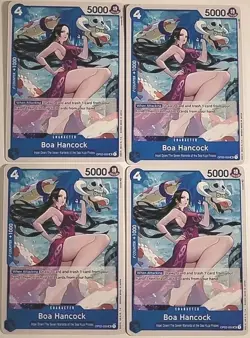 4x Boa Hancock - OP02-059 - UC - Paramount War - One Piece Card Game - Image 1