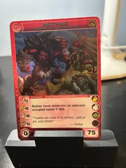 CHAOTIC RARE ROTHAR FORCEFUL NEGOTIATOR CARD MAX ENERGY - Image 1