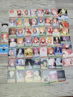 Weiss Schwarz QUINTESSENTIAL QUINTUPLETS Trading Cards Lot - Image 1