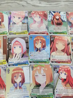 Weiss Schwarz QUINTESSENTIAL QUINTUPLETS Trading Cards Lot - Image 3
