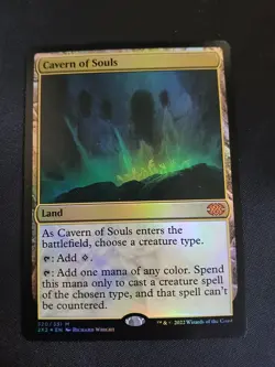 MTG 2X2 Double Masters 2022 Cavern of Souls 320/331 Foil Mythic Rare NM - Image 1