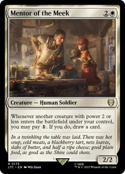 Mentor of the Meek [The Lord of the Rings: Tales of Middle-Earth Magic MTG - Image 1