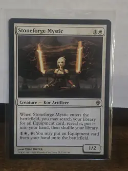 Magic the Gathering Stoneforge Mystic 20/145 Worldwake - Image 1