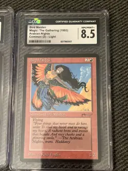 Bird Maiden x2 Light & Dark Versions CGC 8.5 NM/Mint+ Arabian Nights MTG 1993 - Image 2