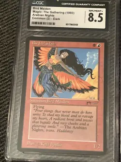 Bird Maiden x2 Light & Dark Versions CGC 8.5 NM/Mint+ Arabian Nights MTG 1993 - Image 3