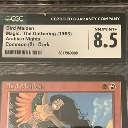 Bird Maiden x2 Light & Dark Versions CGC 8.5 NM/Mint+ Arabian Nights MTG 1993 - Image 4
