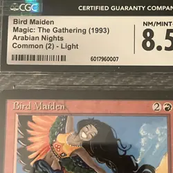 Bird Maiden x2 Light & Dark Versions CGC 8.5 NM/Mint+ Arabian Nights MTG 1993 - Image 5