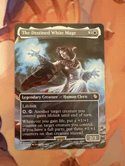 The Destined White Mage MTG Final Fantasy NM Rare Non-Foil 0444 - Image 1