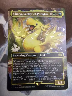 LCI Chocobo Track Foil Borderless CHOCO SEEKER OF PARADISE 1x Final Fantasy MTG - Image 1