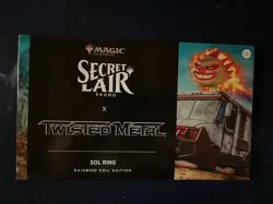 Mtg Magic The Gathering Twisted Metal Sol Ring Secret Lair Rainbow Foil - Image 1