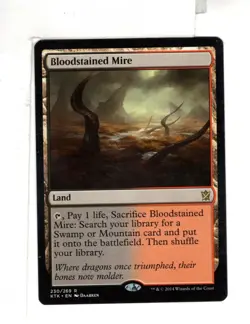 MTG SkeenAB Bloodstained Mire from Khans of Tarkir. LP. - Image 1