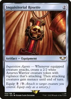 1x - Inquisitorial Rosette - #159 - Universes Beyond: Warhammer 40,000 - NM MTG - Image 1