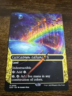 Cascading Cataracts #5 (Borderless) Edge of Eternities: Stellar Sights Regular - Image 1