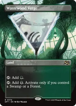 Wastewood Verge (Borderless) - Aetherdrift - Magic MTG NM - Image 1
