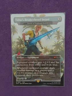 Tidus's Brotherhood Sword #1867 | Near Mint | Secret Lair Drop Magic MTG - Image 1