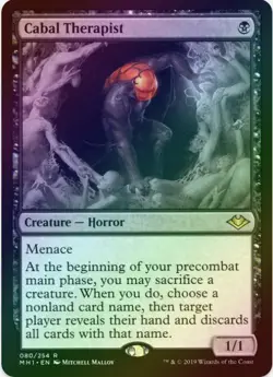 1 x Cabal Therapist - Foil - Modern Horizons - LP - MTG - Image 1