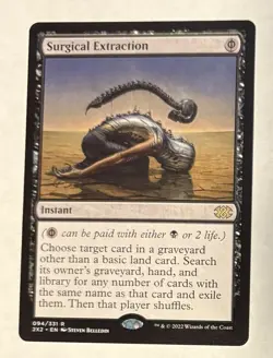 Surgical Extraction Double Masters 2022 Regular NM Near Mint Mtg Magic - Image 1