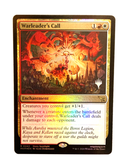 MTG - Warleader's Call (Promo Pack) / Murders at Karlov Manor / Foil / NM - Image 1