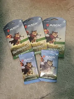 Magic The Gathering Bloomburrow - 5 Booster Packs Factory Sealed - Image 1