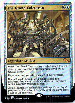 The Grand Calcutron Magic The Gathering The List Foil Light Play - Image 1