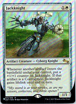 Jackknight Magic The Gathering The List Foil Light Play - Image 1