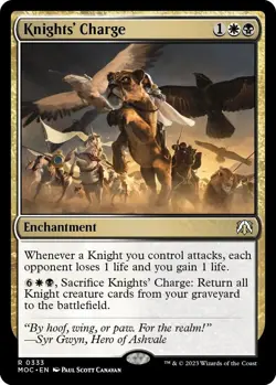 4x Knights' Charge x4 - Commander: March of the Machine (MOC) - Image 1