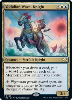4x Vodalian Wave-Knight x4 - Commander: March of the Machine (MOC) Merfolk - Image 1