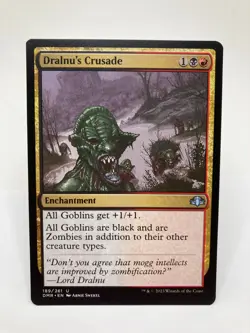 Dralnu's Crusade NM/M* Dominaria Remastered ENGLISH 189/261 mtg -UnltdCards - Image 1