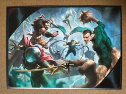 Behold the Sinister Six #7 GOLD STAMPED ART SERIES Marvel's Spider-Man MTG Magic - Image 1