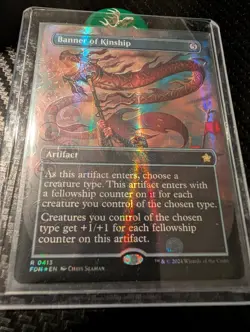 Banner of Kinship (Borderless) (Mana Foil) Foundations Foil - Image 1