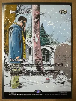 Rest in Peace MYTHIC Marvel's Spider-Man MAR MTG Magic The Gathering NEW - Image 1