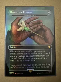 Elessar, the Elfstone - Cloudstone Curio FOIL Lord of the Rings LTR MTG Magic - Image 1