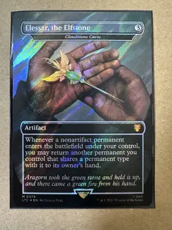 Elessar, the Elfstone - Cloudstone Curio SURGE Lord of the Rings LTR MTG Magic - Image 1