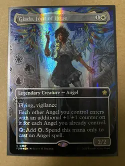 Giada, Font of Hope MANA FOIL BORDERLESS Foundations MTG FDN Magic Gathering NEW - Image 1