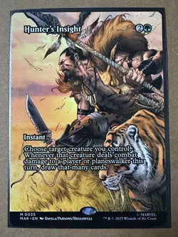 Hunter's Insight MYTHIC Marvel's Spider-Man MAR MTG Magic The Gathering NEW - Image 1