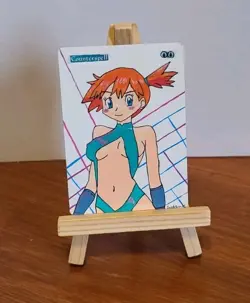 Hand painted altered Magic the Gathering Counterspell Misty, Sandstorm-Alters - Image 3