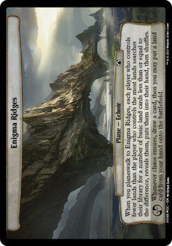Enigma Ridges [March of the Machine Commander] Magic MTG - Image 1