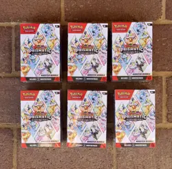 6x Pokemon TCG Prismatic Evolutions Booster Bundle Factory Sealed Lot of 6 New - Image 1