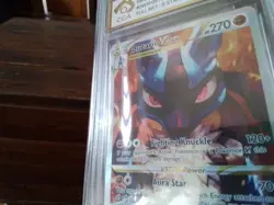 Pokemon Cards promo sr ar lucario gx vmax secret swsh291 ex graded art card b21 - Image 4