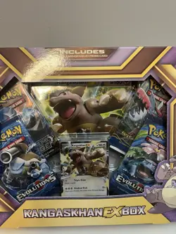 UNOPENED 2016 Pokemon TCG Kangaskhan EX Box: Evolutions, Steam Siege, Breakpoint - Image 4