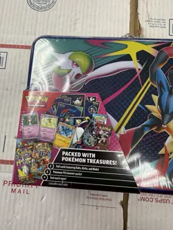 2025 POKEMON TCG COLLECTOR TREASURE CHEST LUNCH BOX TIN NEW/SEALED - Image 3