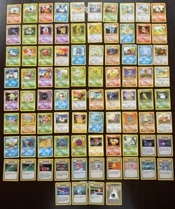 Pokemon Base Set 2 COMPLETE SET Uncommon/Common Vintage WOTC 84 Card Lot MP-NM - Image 1