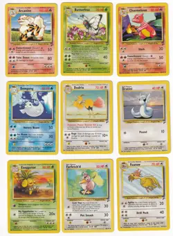 Pokemon Base Set 2 COMPLETE SET Uncommon/Common Vintage WOTC 84 Card Lot MP-NM - Image 2