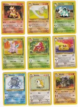 Pokemon Base Set 2 COMPLETE SET Uncommon/Common Vintage WOTC 84 Card Lot MP-NM - Image 4