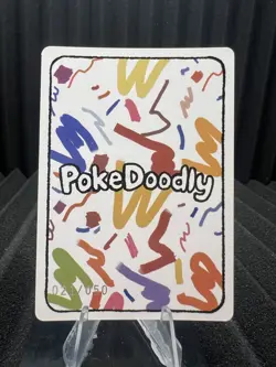No Time To Shell 21/50 - Numbered Hit Holo - PokeDoodly Fan Art - Pokemon NM - Image 2