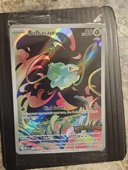 Pokemon Bulbasaur 133/132 English Mega Evolution Stamped Promo SEALED - Image 1