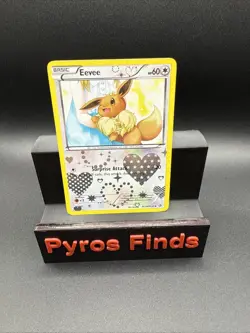 Pokemon TCG Eevee RC14/RC25 Legendary Treasures Holo Radiant Collection MISCUT - Image 1